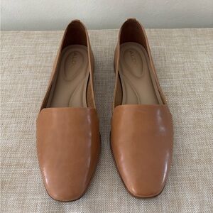 Aldo Classic Brown Leather Loafers